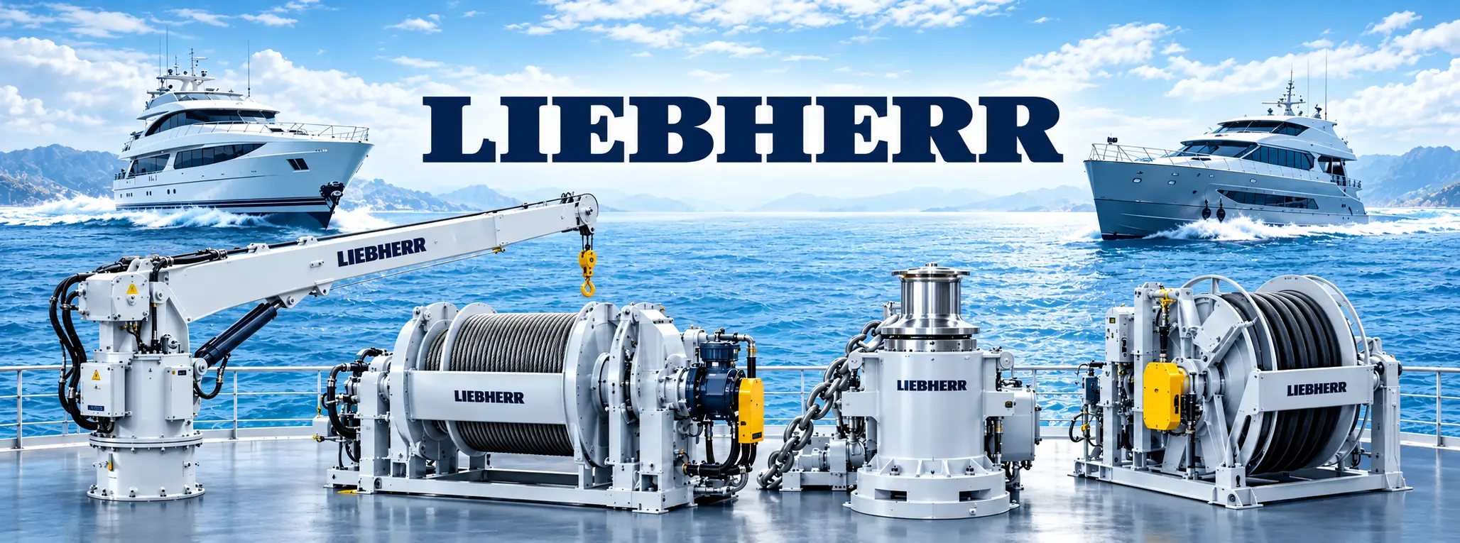 LIEBHERR marine spare parts banner